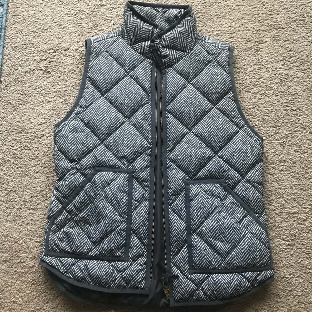 J CREW Quilted Puffer Vest